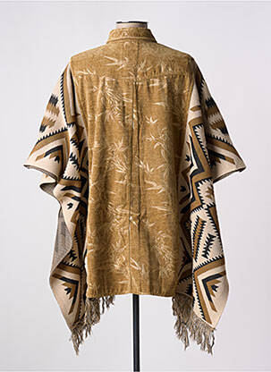 Poncho croială asimetrică bej MEISÏE femeie
