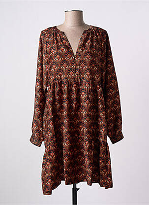 Rochie scurtă maro LA PETITE ETOILE femeie