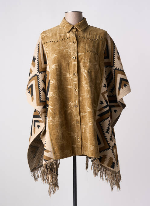 Poncho bej MEISÏE femeie