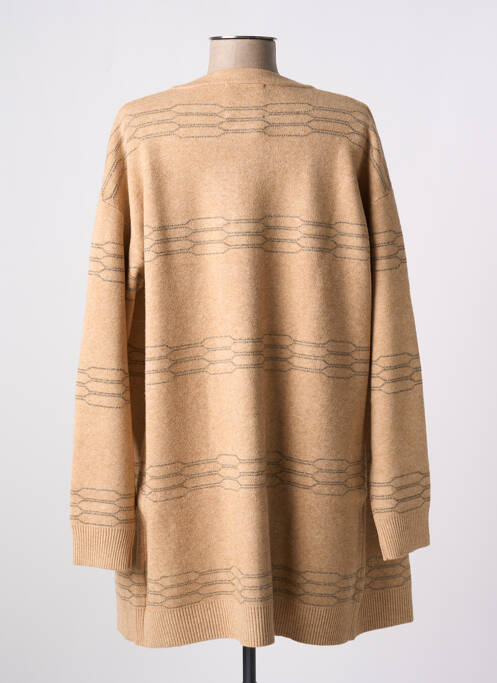 Vestă cu mâneci lungi bej MEISÏE femeie