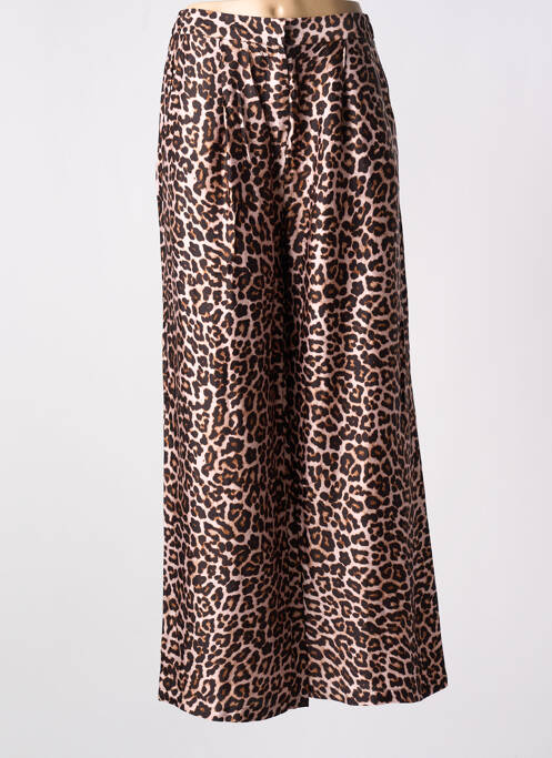 Pantalon larg maro LA PETITE ETOILE femeie