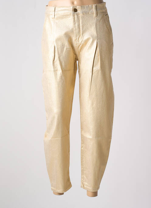 Pantalon 7/8 talie înaltă talie înaltă auriu MEISÏE femme