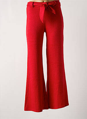 Pantalon evazat roșu MULTIPLES femeie