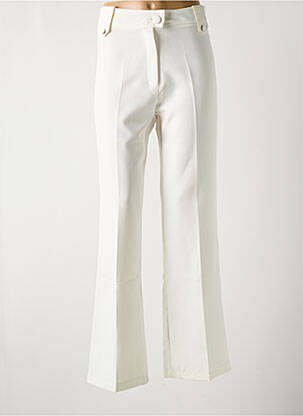 Pantalon drept alb MULTIPLES femeie