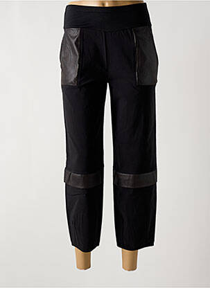 Pantalon 7/8 elasticitate mărime normală negru MULTIPLES femeie