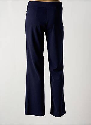 Pantalon drept talie elastică albastru MULTIPLES femeie