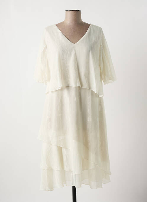 Rochie midi alb MULTIPLES femeie