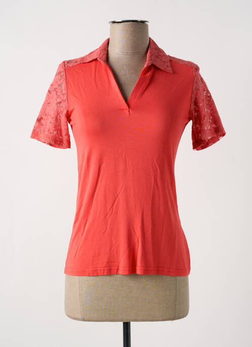 Polo portocaliu MULTIPLES femeie