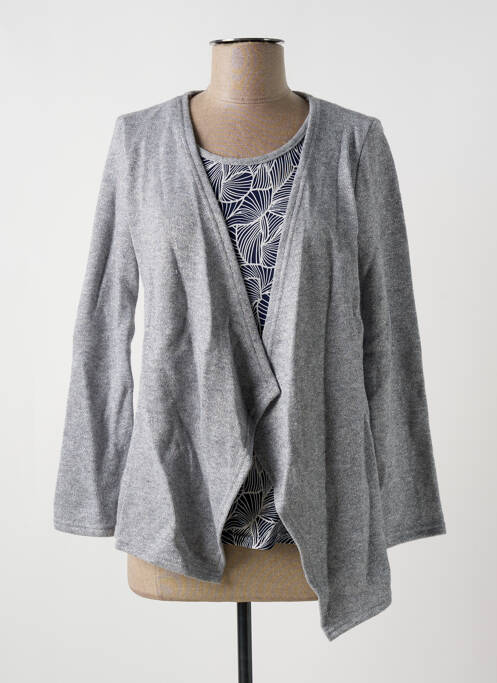 Vestă cu mâneci lungi gri MULTIPLES femeie