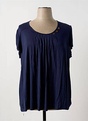 Tunică mâneci scurte albastru MULTIPLES femeie