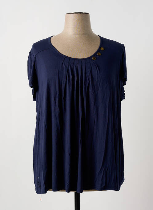 Tunică mâneci scurte albastru MULTIPLES femeie