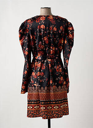 Rochie scurtă mâneci lungi mâneci lungi negru MULTIPLES femeie