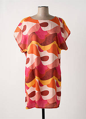 Rochie scurtă portocaliu MULTIPLES femeie