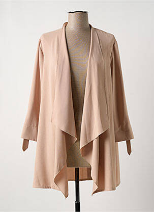 Vestă cu mâneci lungi bej MULTIPLES femeie