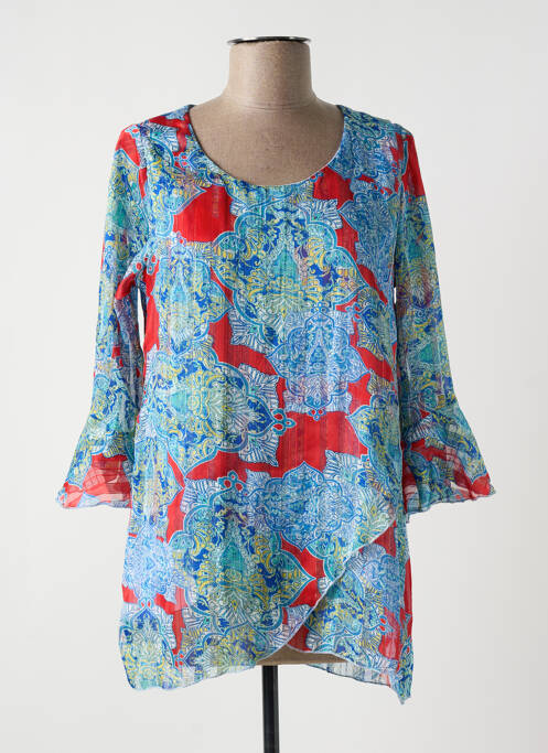 Tunică mâneci lungi albastru MULTIPLES femeie