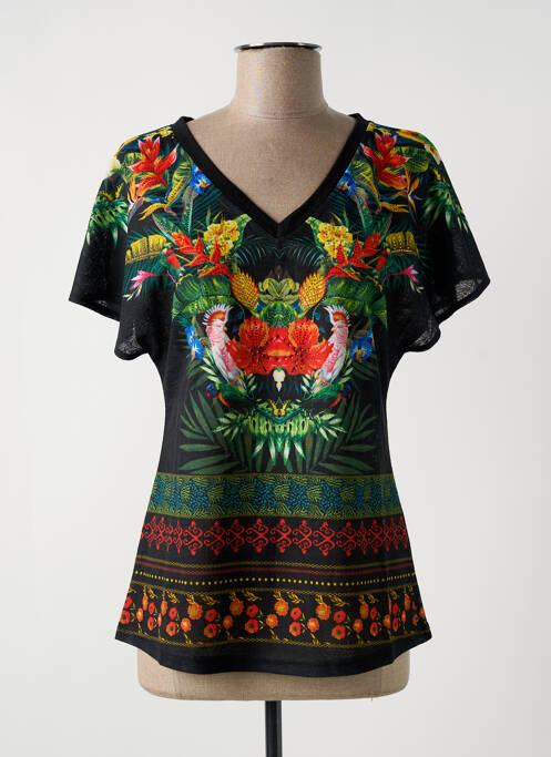 Top negru MULTIPLES femeie