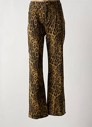 Blugi cu croială largă maro MULTIPLES femeie