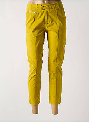 Pantalon 7/8 elasticitate mărime normală galben MULTIPLES femeie