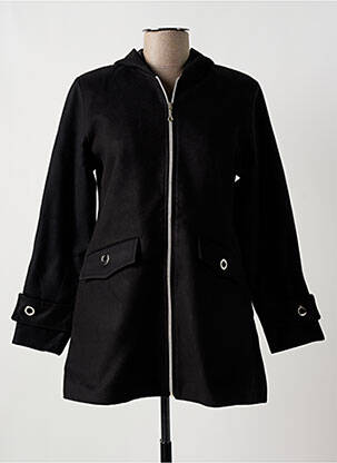 Palton lung negru MULTIPLES femeie