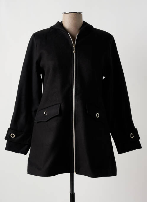 Palton lung negru MULTIPLES femeie