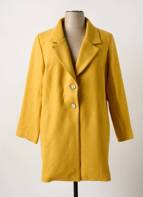 Palton lung galben MULTIPLES femeie