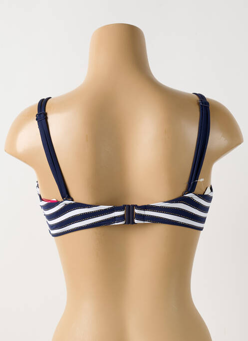 Sutien de costum de baie elasticitate sutien cupe întregi cu decolteu înalt albastru PRIMA DONNA femme