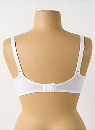 Sutien efect material satinat top sutien modelat alb CONTURELLE femeie
