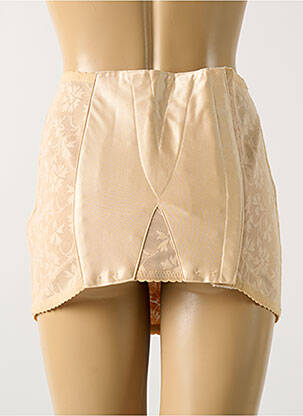 Corset/jartieră efect material satinat culoare piersică EXTASE femeie