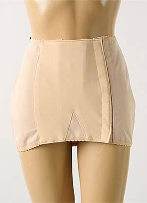 Corset/jartieră efect material satinat culoare piersică EXTASE femeie