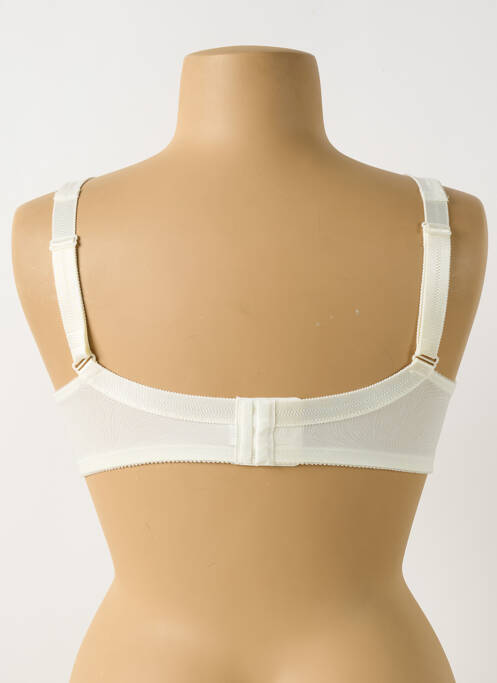 Sutien fără armatură sutien cupe întregi cu decolteu înalt bej FELINA femme