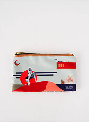 Trusă de machiaj verde POCHETTE SQUARE femeie