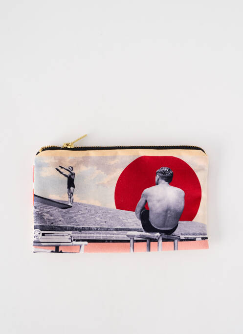 Trusă de machiaj bej POCHETTE SQUARE femeie