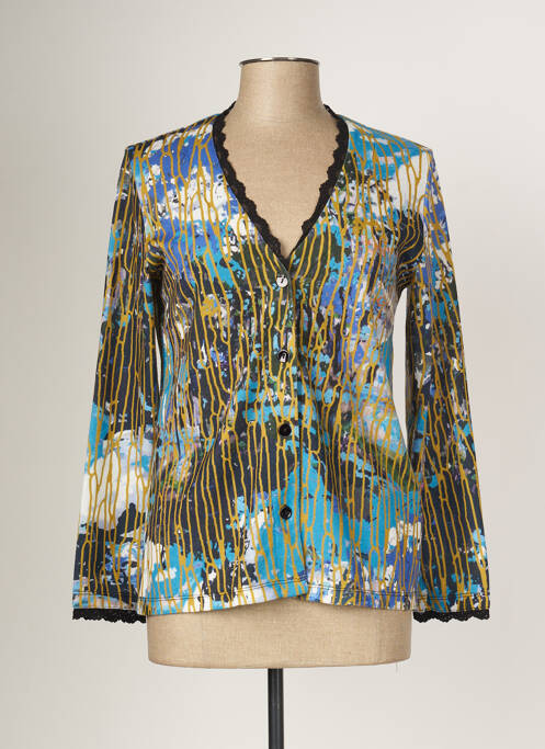 Vestă cu mâneci lungi albastru MALOKA femeie