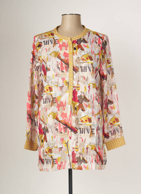 Tunică mâneci lungi galben MALOKA femeie