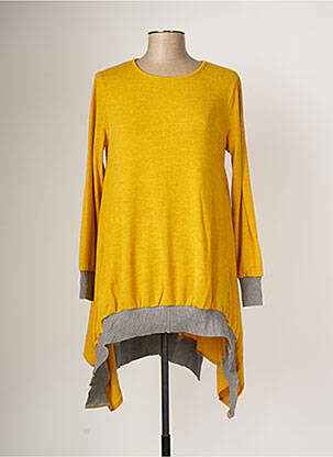 Pulover tunică galben MALOKA femeie