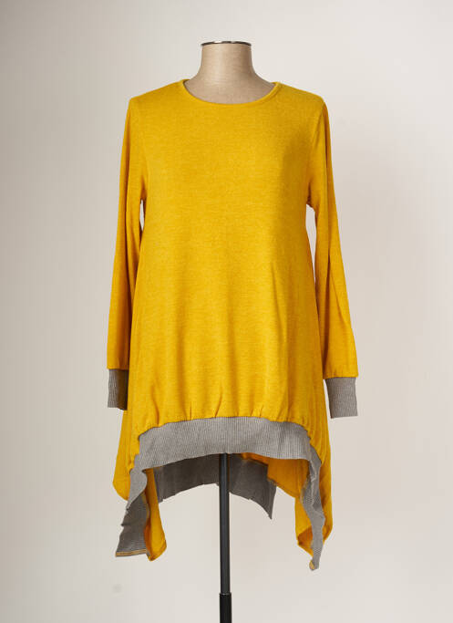 Pulover tunică galben MALOKA femeie