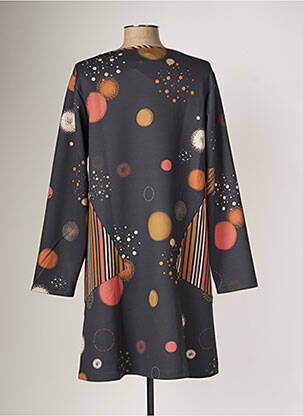 Rochie midi mâneci lungi mâneci lungi negru G!OZE femeie