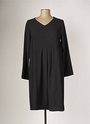 Rochie scurtă croială evazată mâneci lungi negru G!OZE femeie