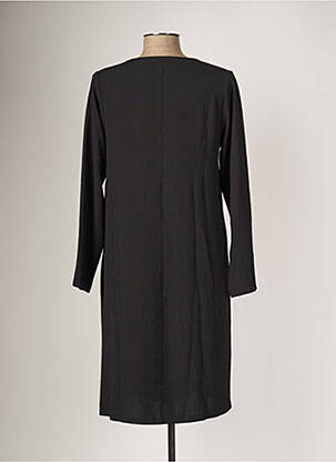 Rochie scurtă croială evazată mâneci lungi negru G!OZE femeie