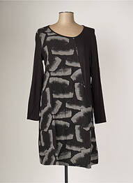 Rochie midi mâneci lungi mâneci lungi negru G!OZE femme