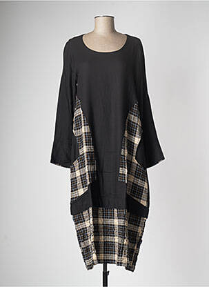 Rochie lungă mâneci lungi mâneci lungi negru G!OZE femeie