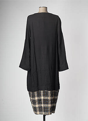 Rochie lungă mâneci lungi mâneci lungi negru G!OZE femeie