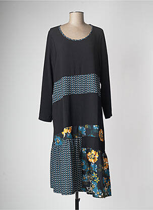 Rochie lungă mâneci lungi mâneci lungi negru G!OZE femeie