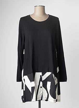 Tunică mâneci lungi negru G!OZE femeie