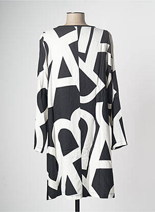 Rochie midi croială fluidă mâneci lungi negru G!OZE femeie