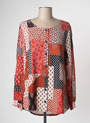 Tunică mâneci lungi portocaliu G!OZE femeie