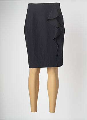 Fustă midi croială dreaptă negru PAUL BRIAL femme