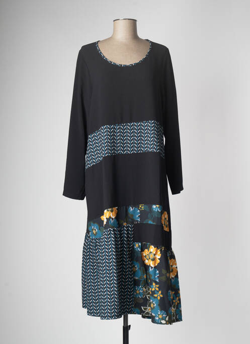 Rochie lungă negru G!OZE femeie