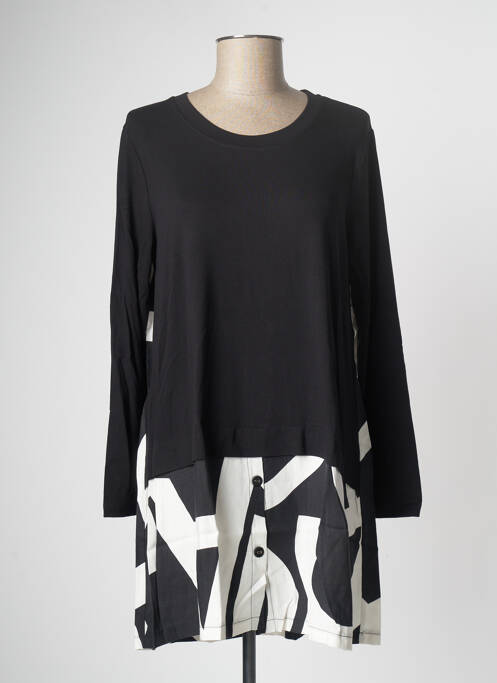 Tunică mâneci lungi negru G!OZE femeie