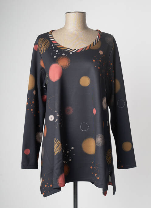 Tunică mâneci lungi negru G!OZE femeie